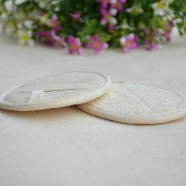 Natural Bath Pro Loofah Pad - Shower Sponge Body Scrubber Exfoliating Wash Pad,-