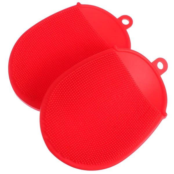 2 Pcs Bath Brush Body Scrubbers Baby Newborn Exfoliating Dry Brushing