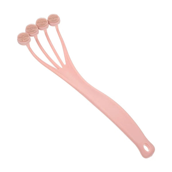 3 Count Exfoliating Bath Brush Shower Back Scrubber Long Handle for