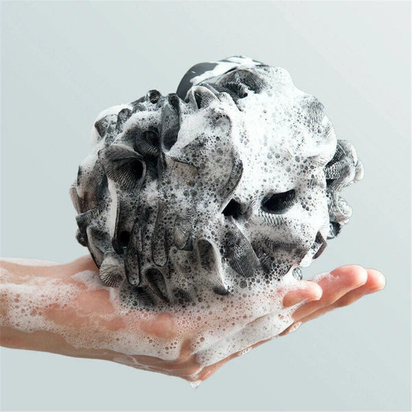 Large Bath Shower Scrub Exfoliating Body Brush Scrubber Sponge Ball Mesh Puff`-