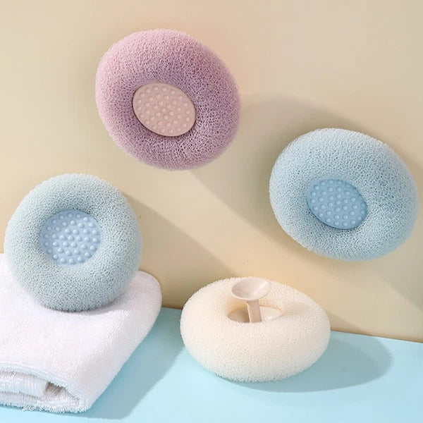 3 Pcs Bath Brush Miss Shower Exfoliator Scrubber for Woman