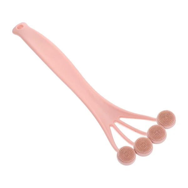 3 Count Exfoliating Bath Brush Shower Back Scrubber Long Handle for