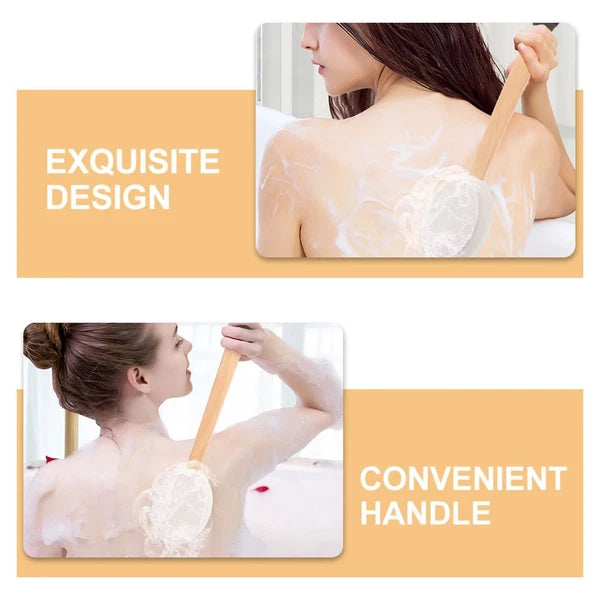 Lotion Applicator Anti-slip Bath Brush Set Baby Elderly Multipurpose Back