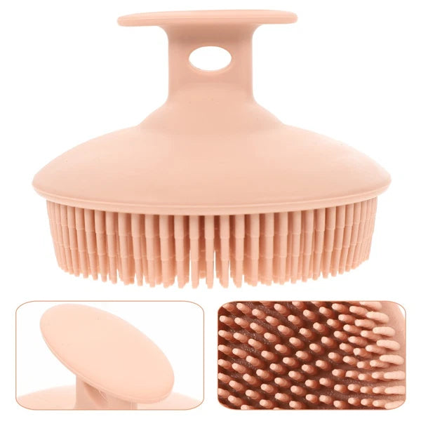 Bath Brush Exfoliating for Scrub Shower Portable Silicone