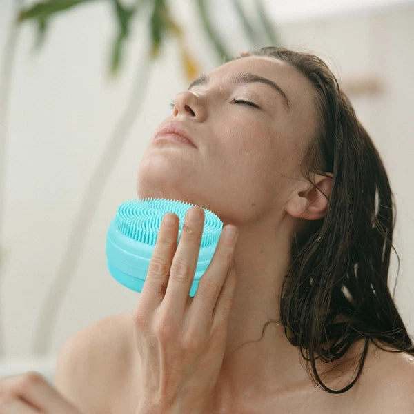 Bath Brush Silicone Exfoliating Reusable Body Scrubber