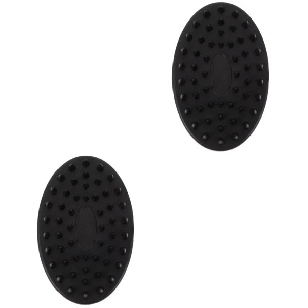2 PCS Silicone Shampoo Brush Woman Baby Body Shower Scrubber Hair Infant Bath