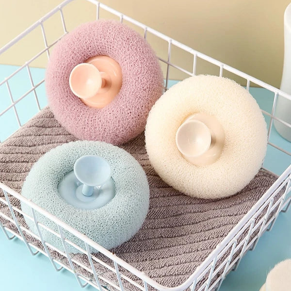 3 Pcs Bath Brush Miss Shower Exfoliator Scrubber for Woman