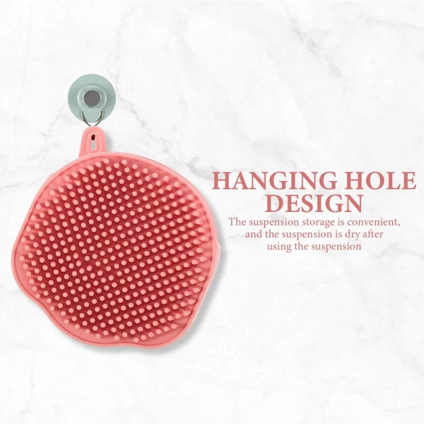 Bath Brush Newborn Man Skin Scrubber Exfoliator Body Ergonomic Silicone Shower