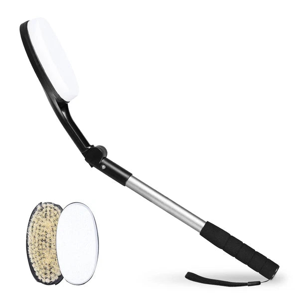 Body Brush for Back,Lotion Applicator, Long Handle Bath Brush for Showering, ...