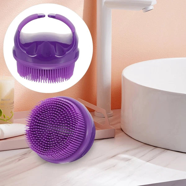 Bath Brush Child Man Soft Silicone Body Scrubber Exfoliating Shower