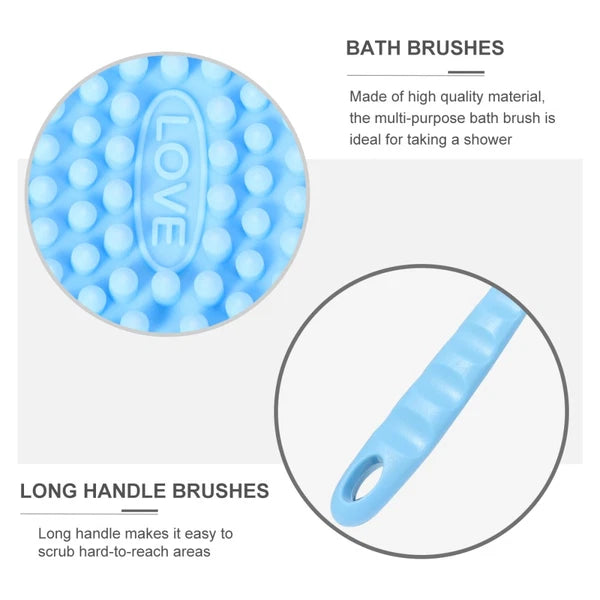 Cleaning Brush Bath Back Body Scrubber Shower for Brushes Elderly