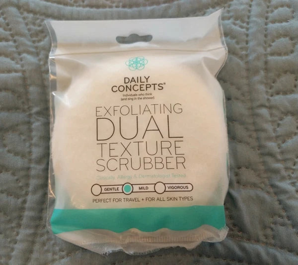 Daily Concepts Exfoliating Dual Texture Scrubber. New in Package