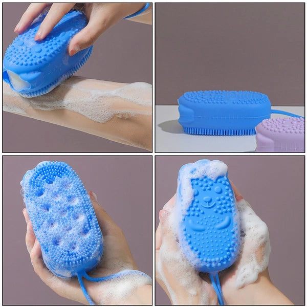 1 Pc Brush Strong Rub Mud Brush (Blue) Rub Mud Brush Bath Brush