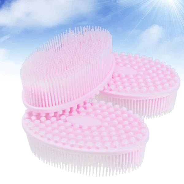 Bath Brush Body Scrubber Exfoliator Silicone Shower Skin